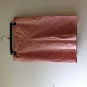Patagonia Pink Crosshatch Midi Skirt